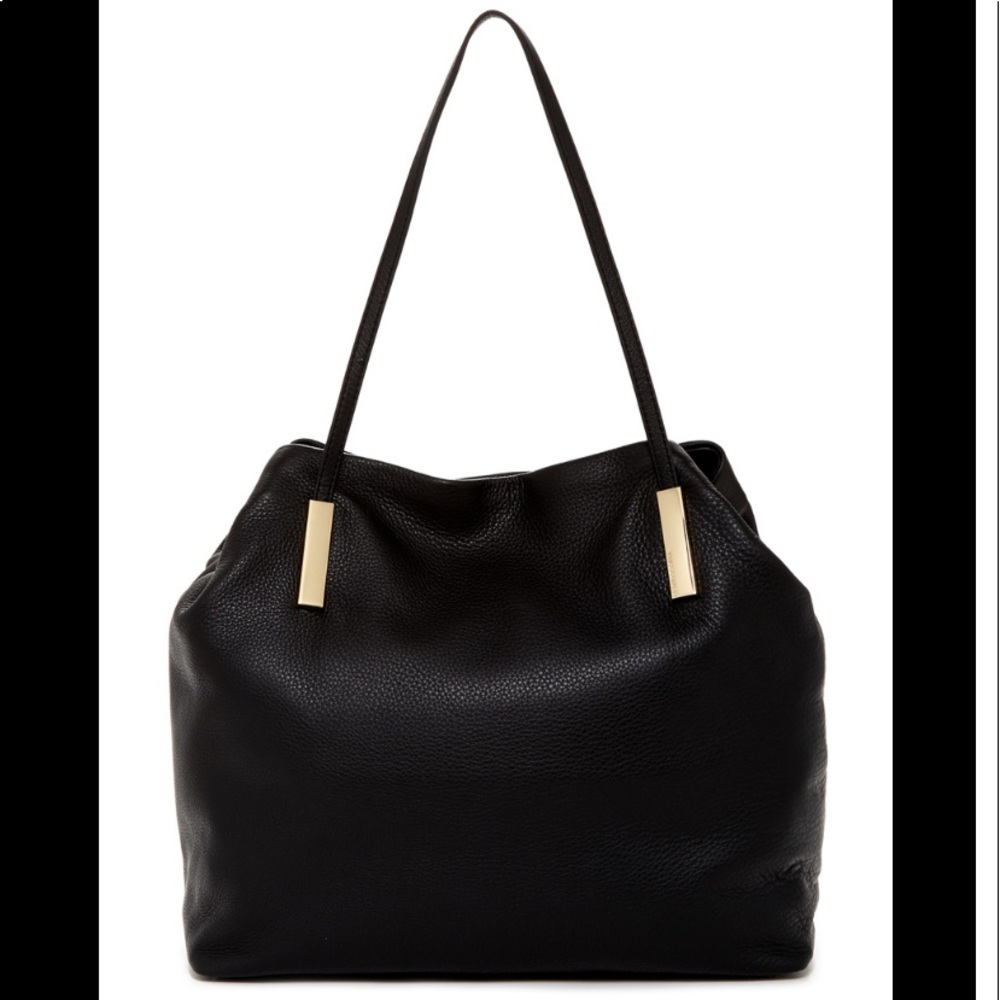 vince camuto black tote